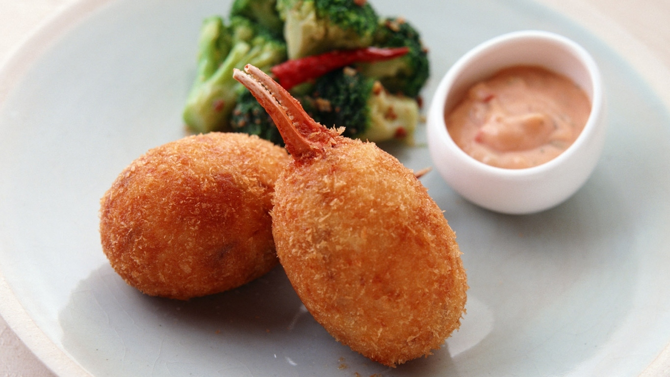 Обжаренный краб