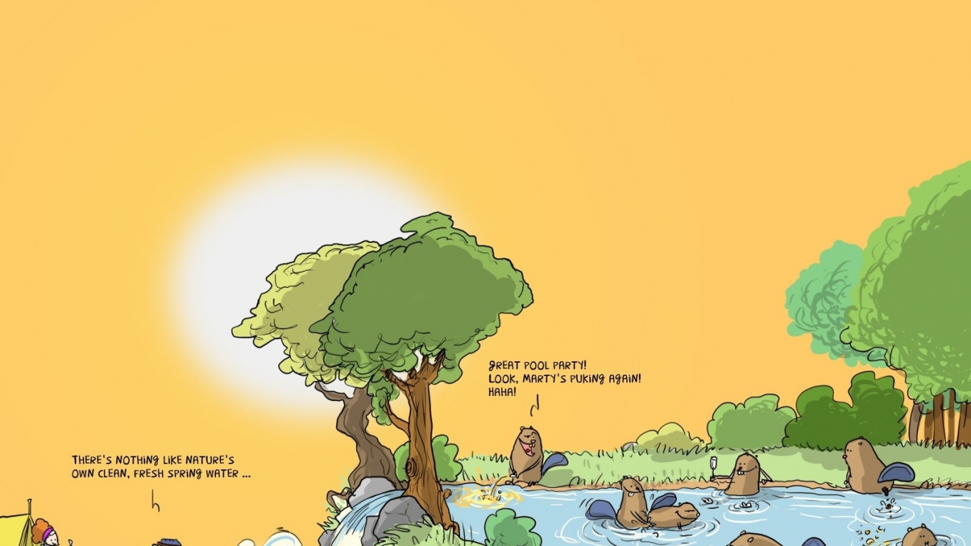 Бобры хулиганы