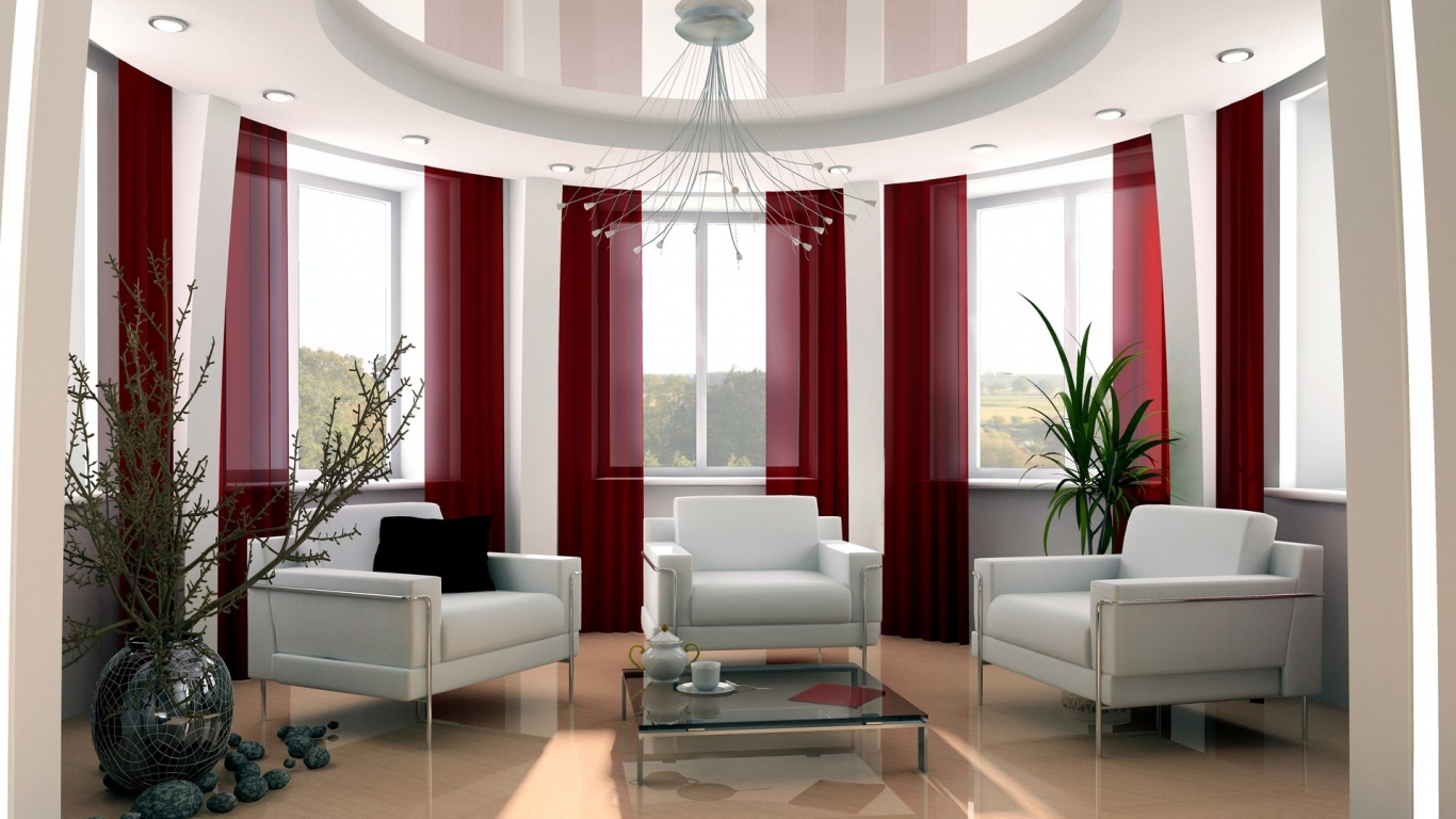 Комната со множеством окон