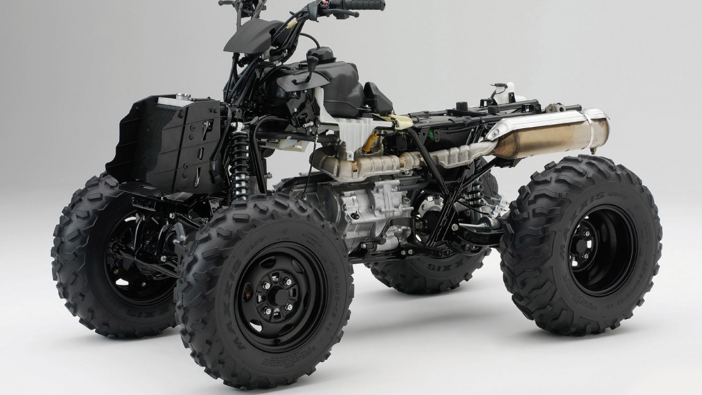 Внутренности Honda квадроцикл