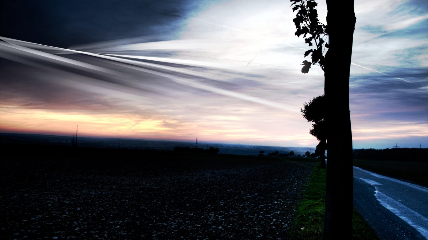 Вечернее небо HDR