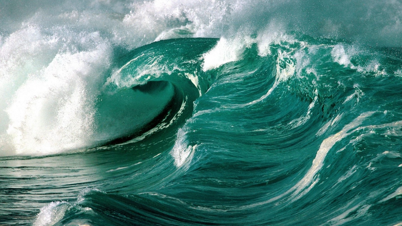 Красивые морские волны