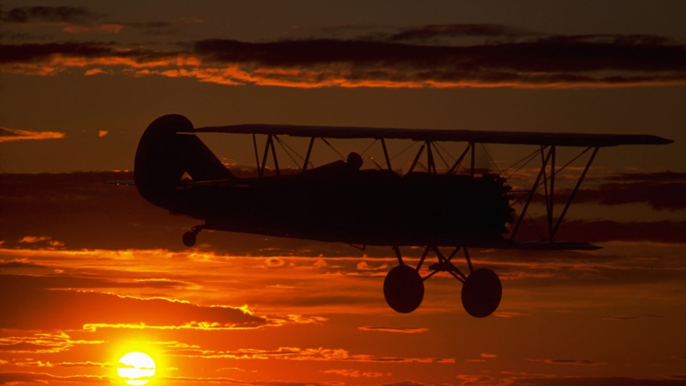 Полет на закате дня