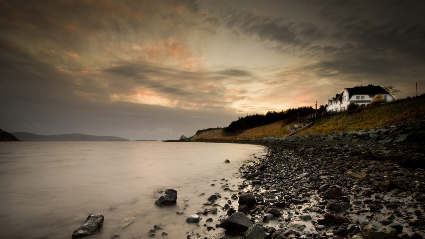 Вечером на закате