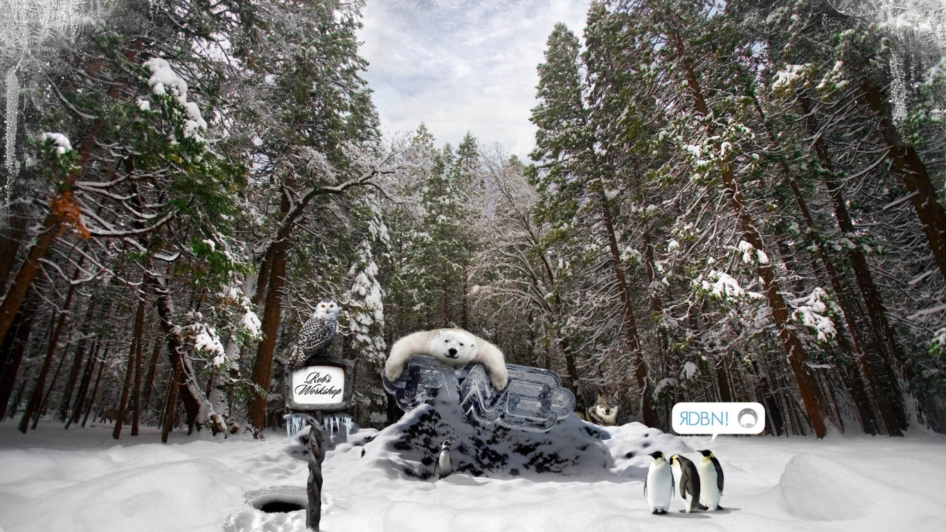 Зимний креатив