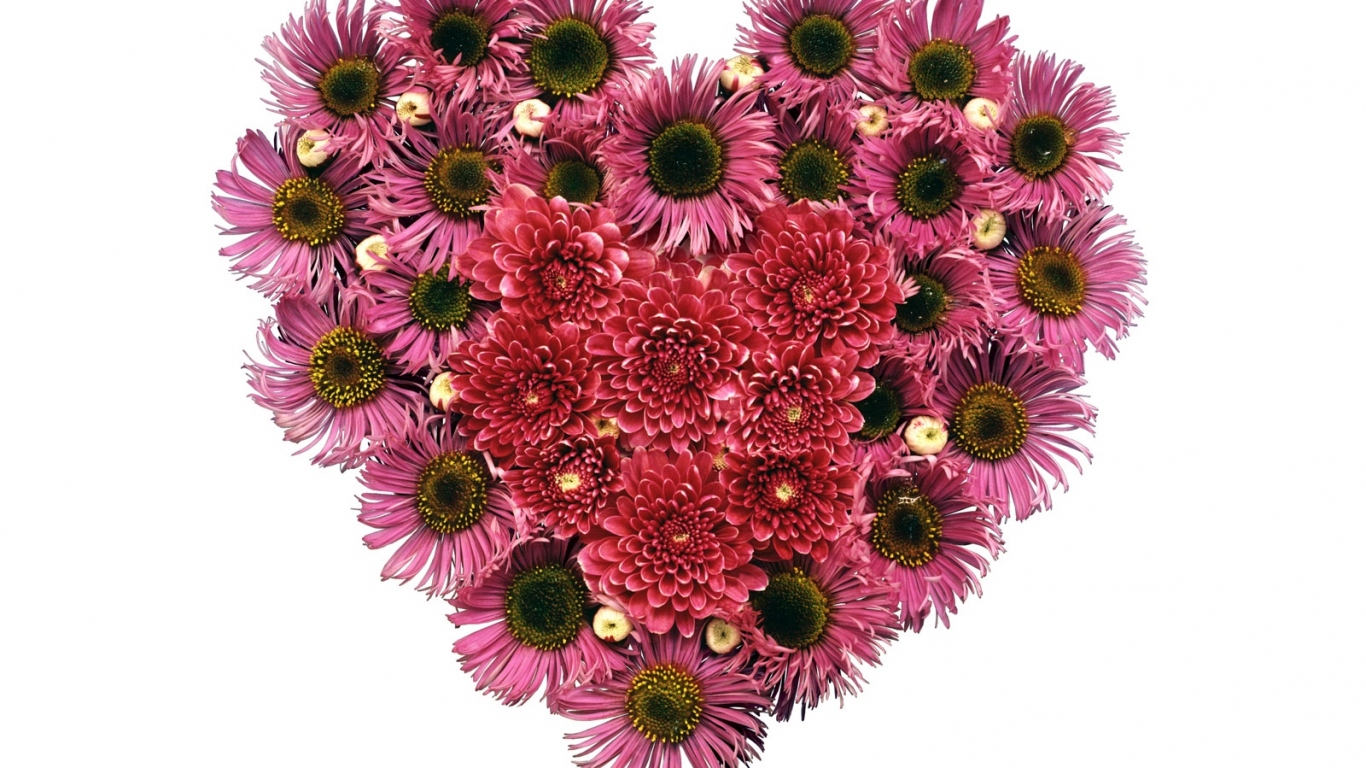 Цветочное сердце