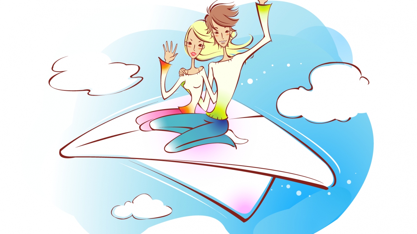 Полет на крыльях любви