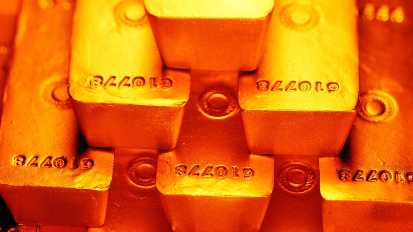 Слитки из золота