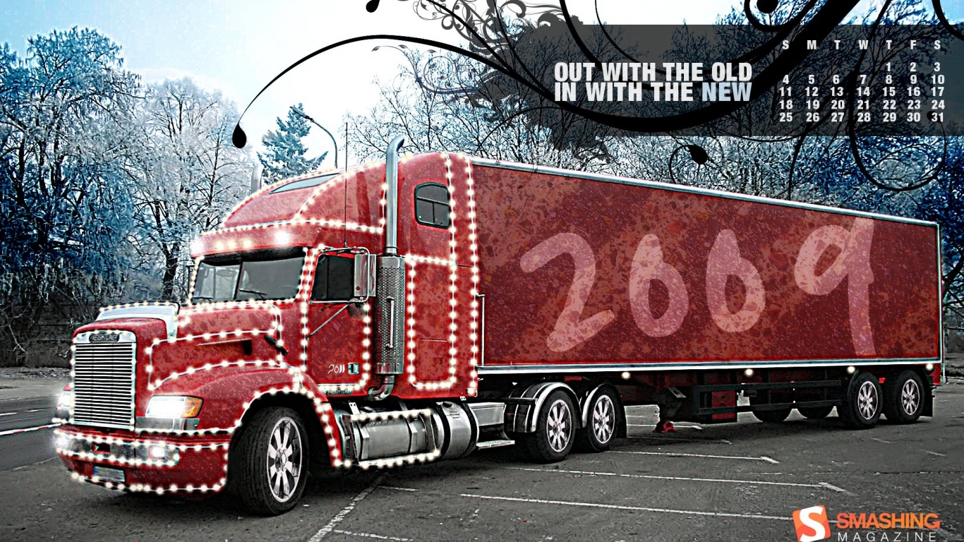 Новогодний фургон