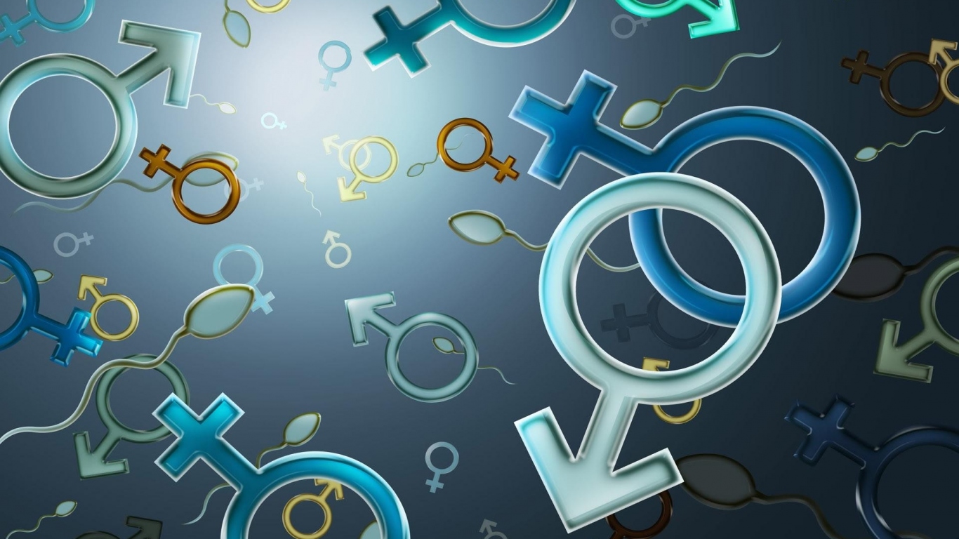 Мужской и женские знаки