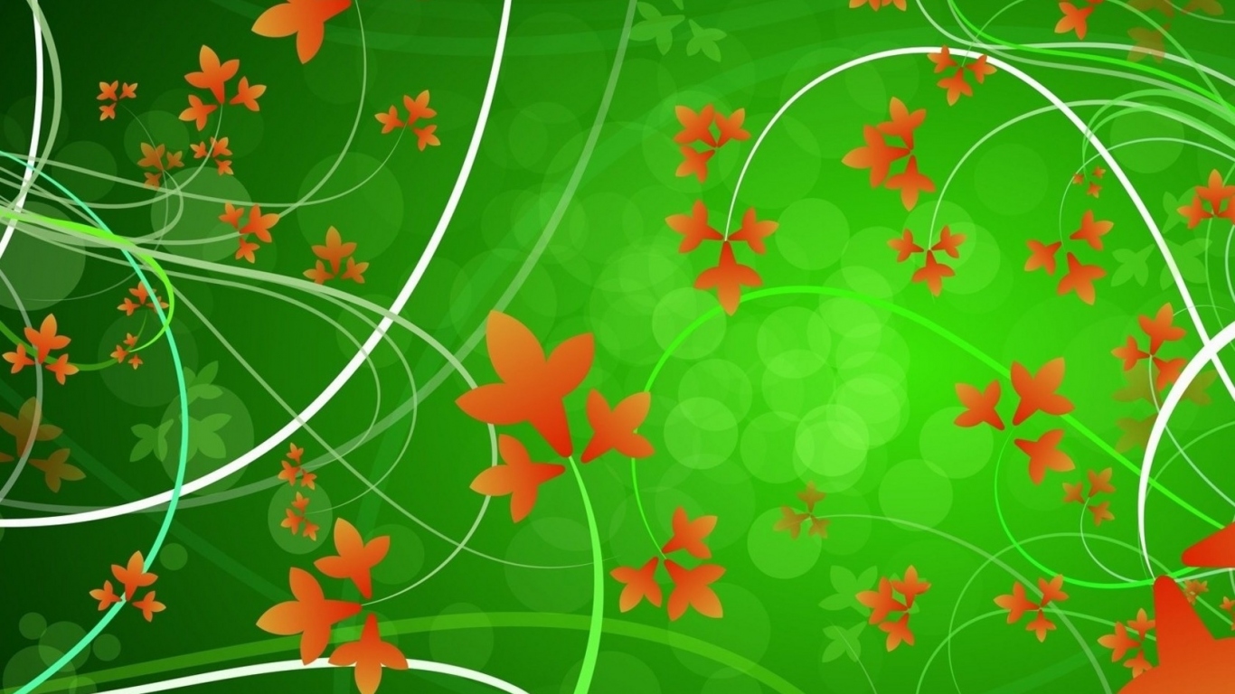 Оранжевые цветы