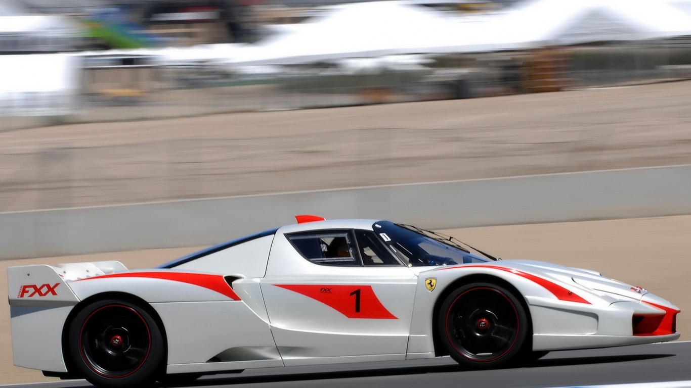 Феррари FXX на гонке