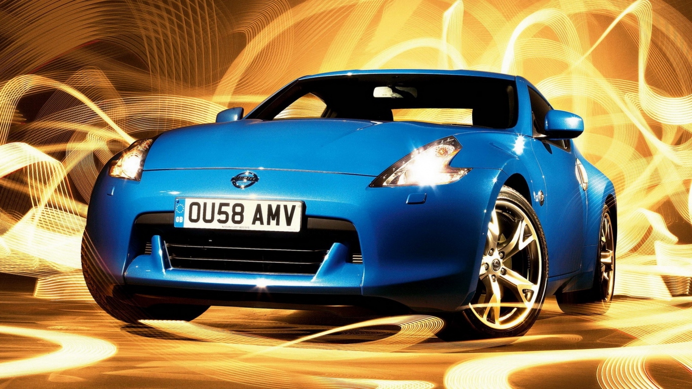 Голубая мечта Ниссан 370z