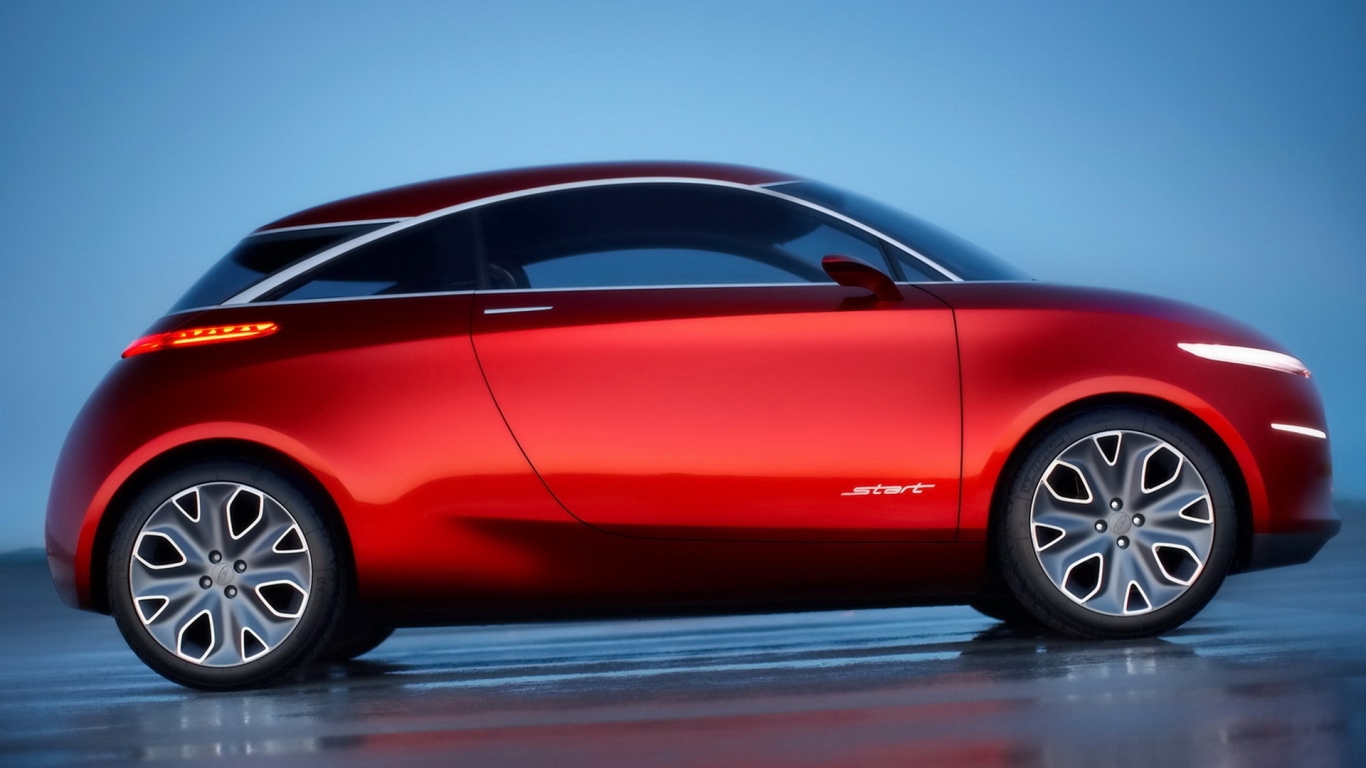 Форд Старт Концепт в красном цвете