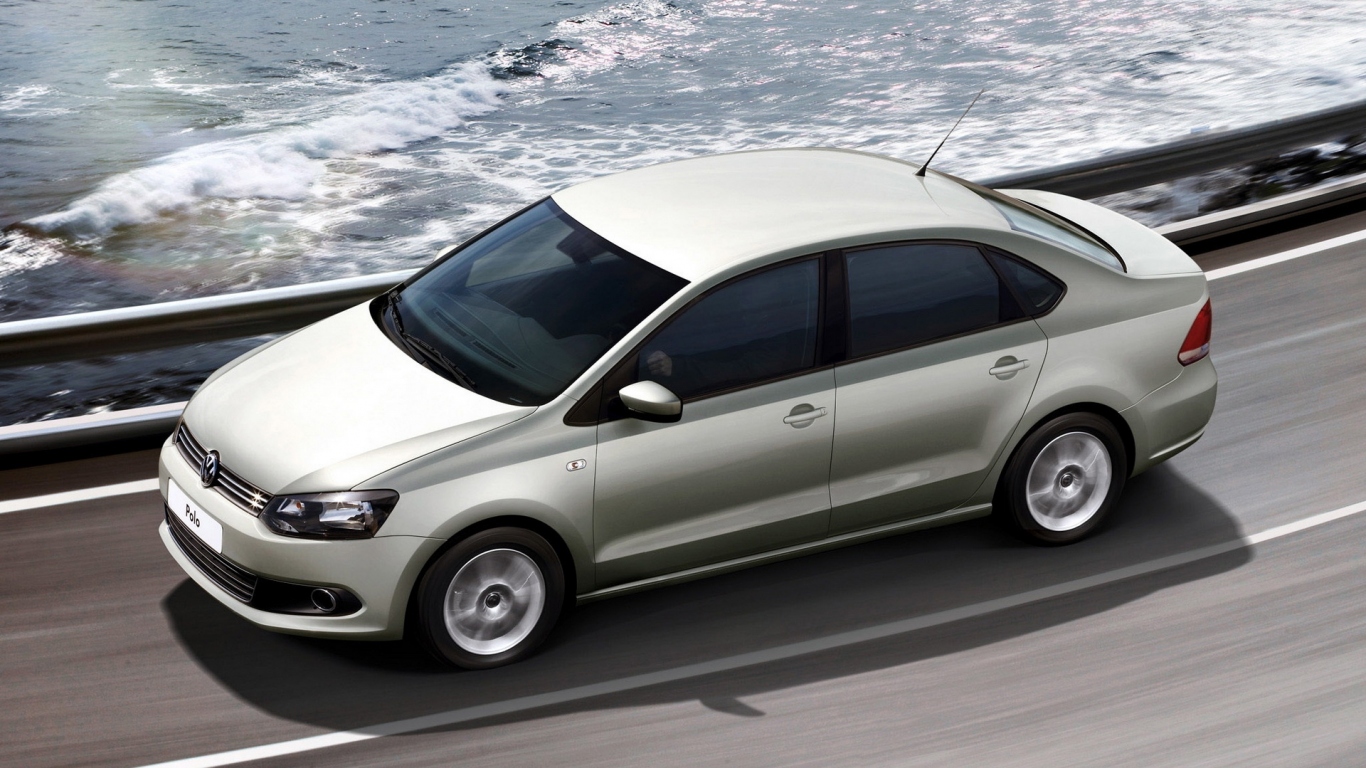 Фольксваген Поло в движении