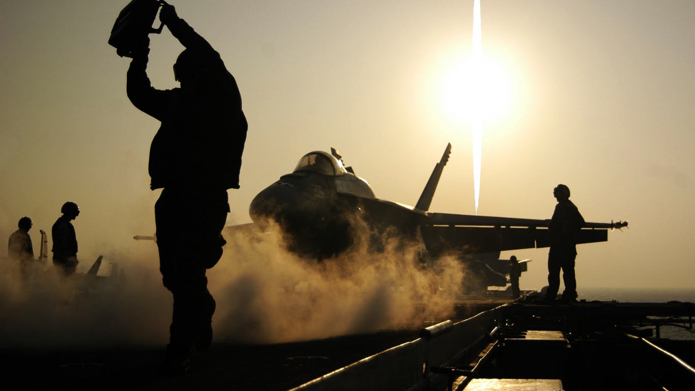 Палуба авианосца