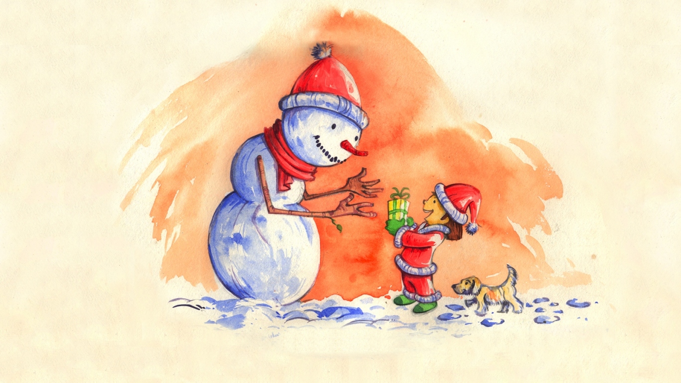 Подарок ребенку на Рождество