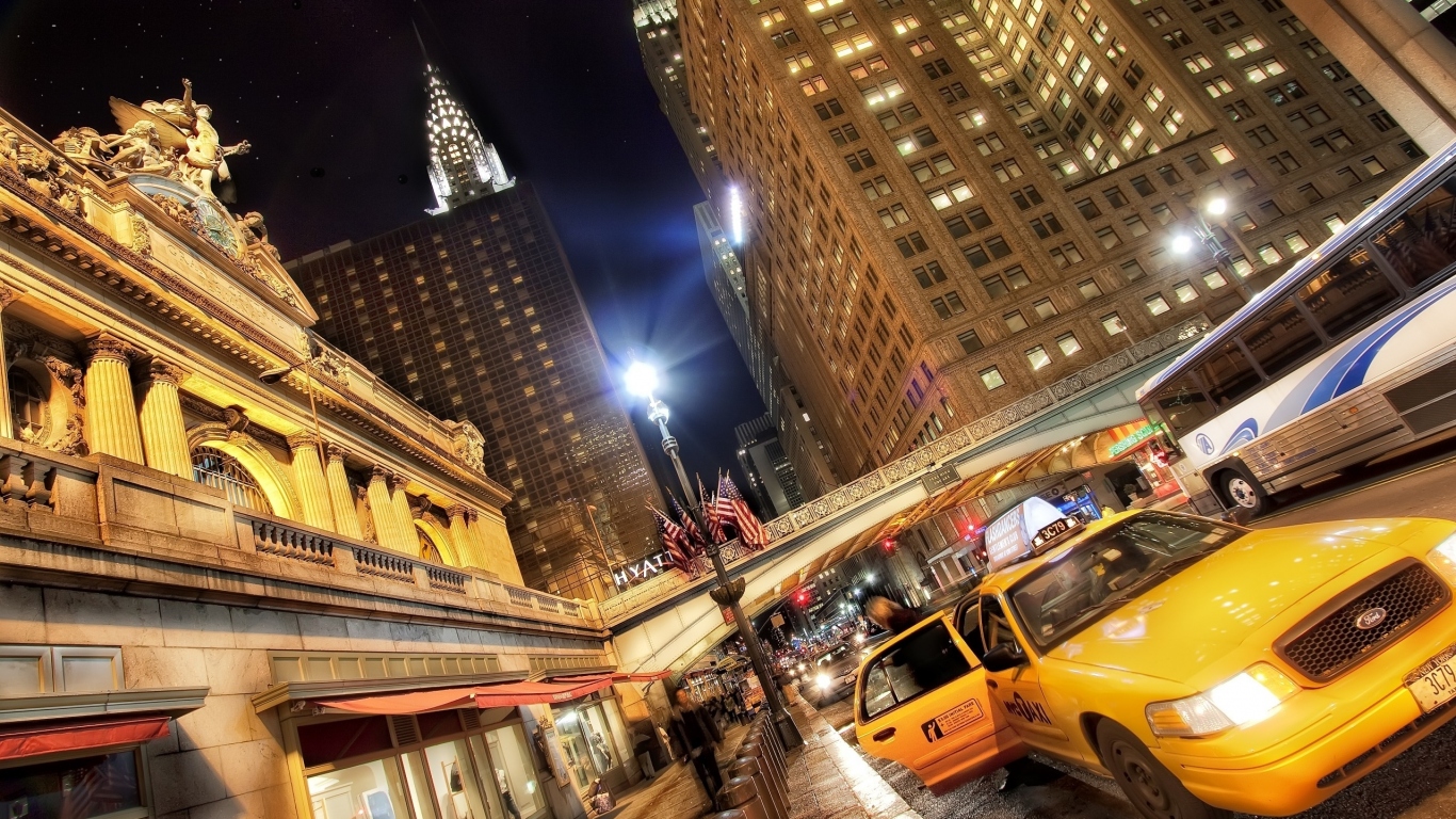 Ночной Нью Йорк