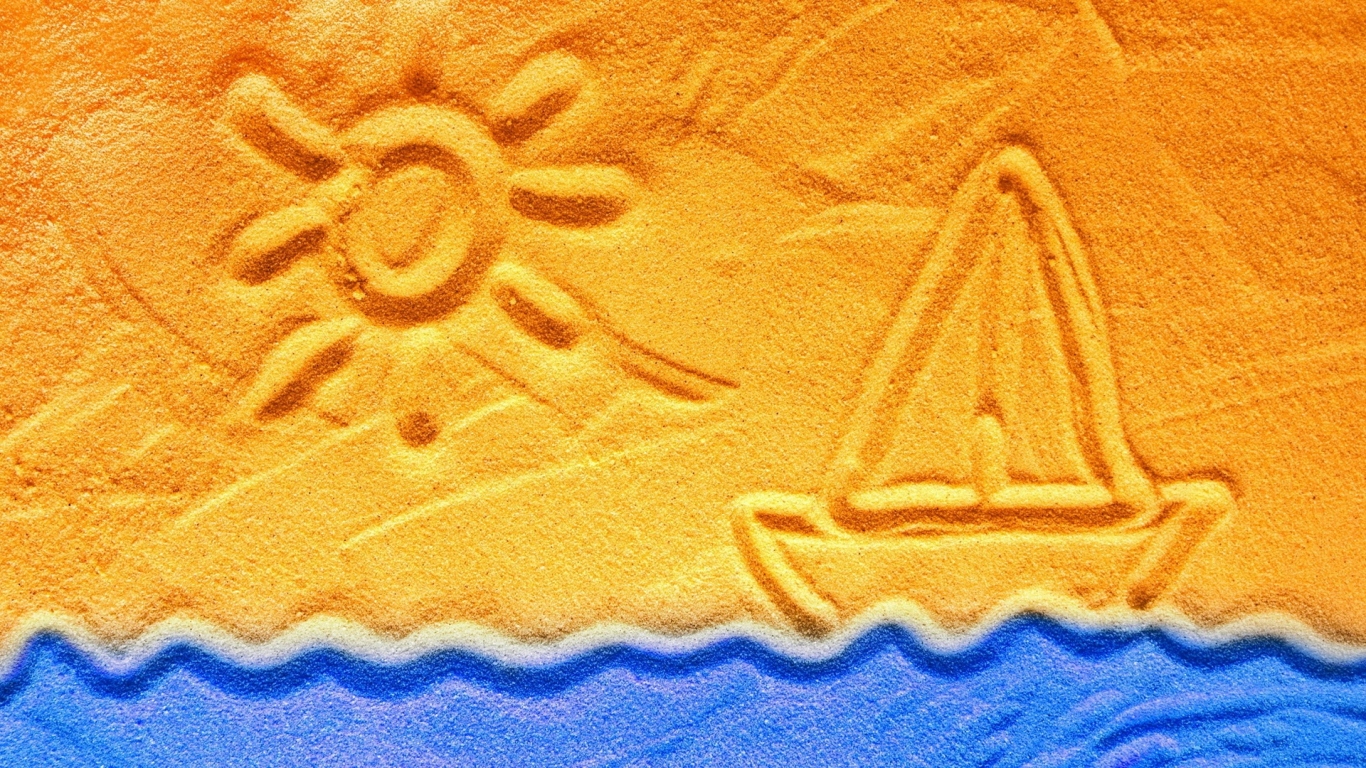 Песок и море