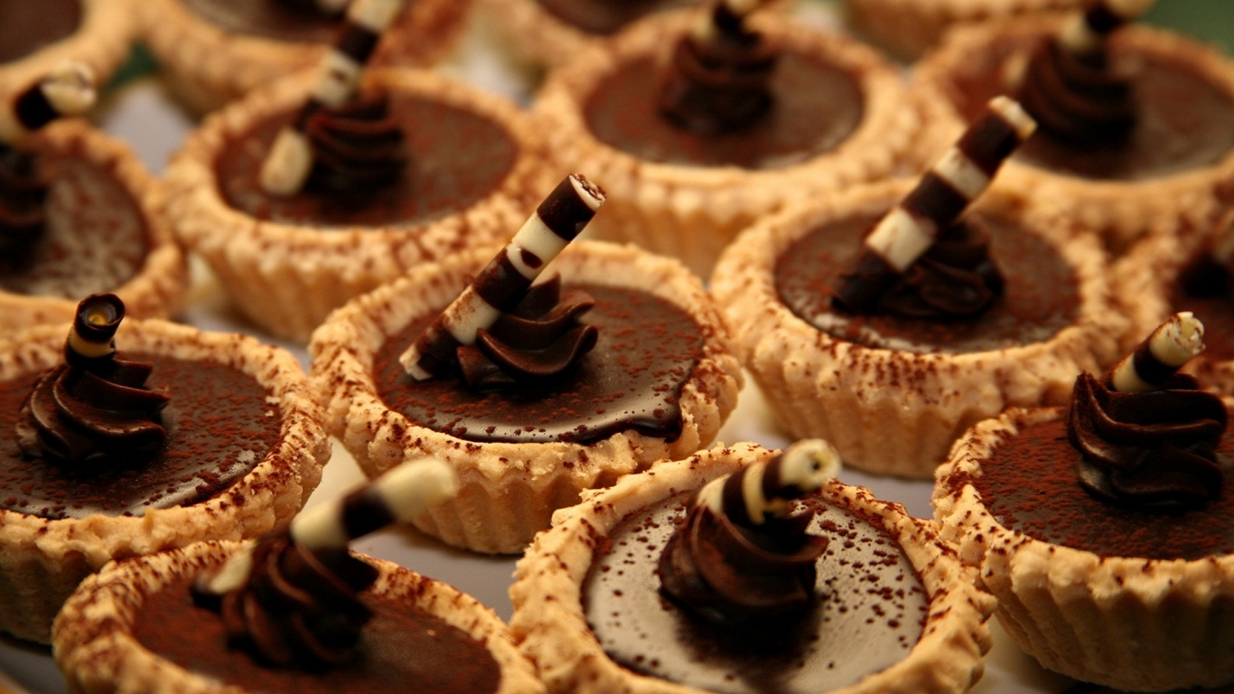 Пирожные с шоколадом