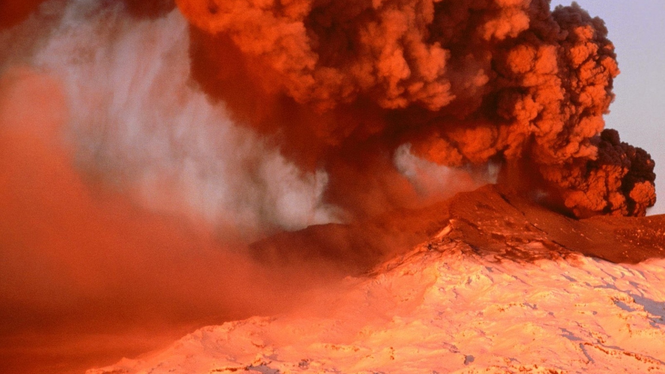 Вулканический пепел