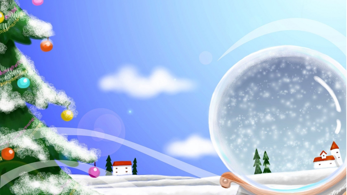 Украшенная елка