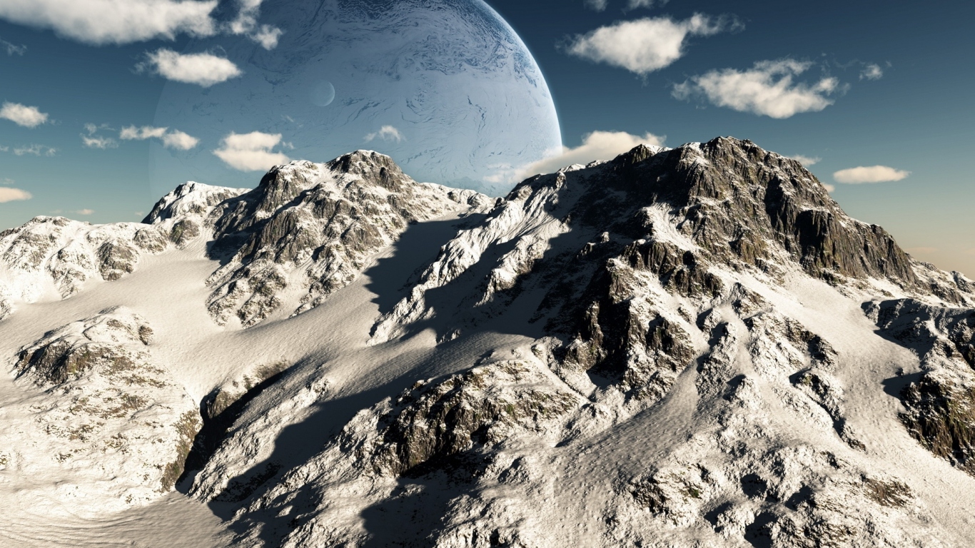 Горы и планета