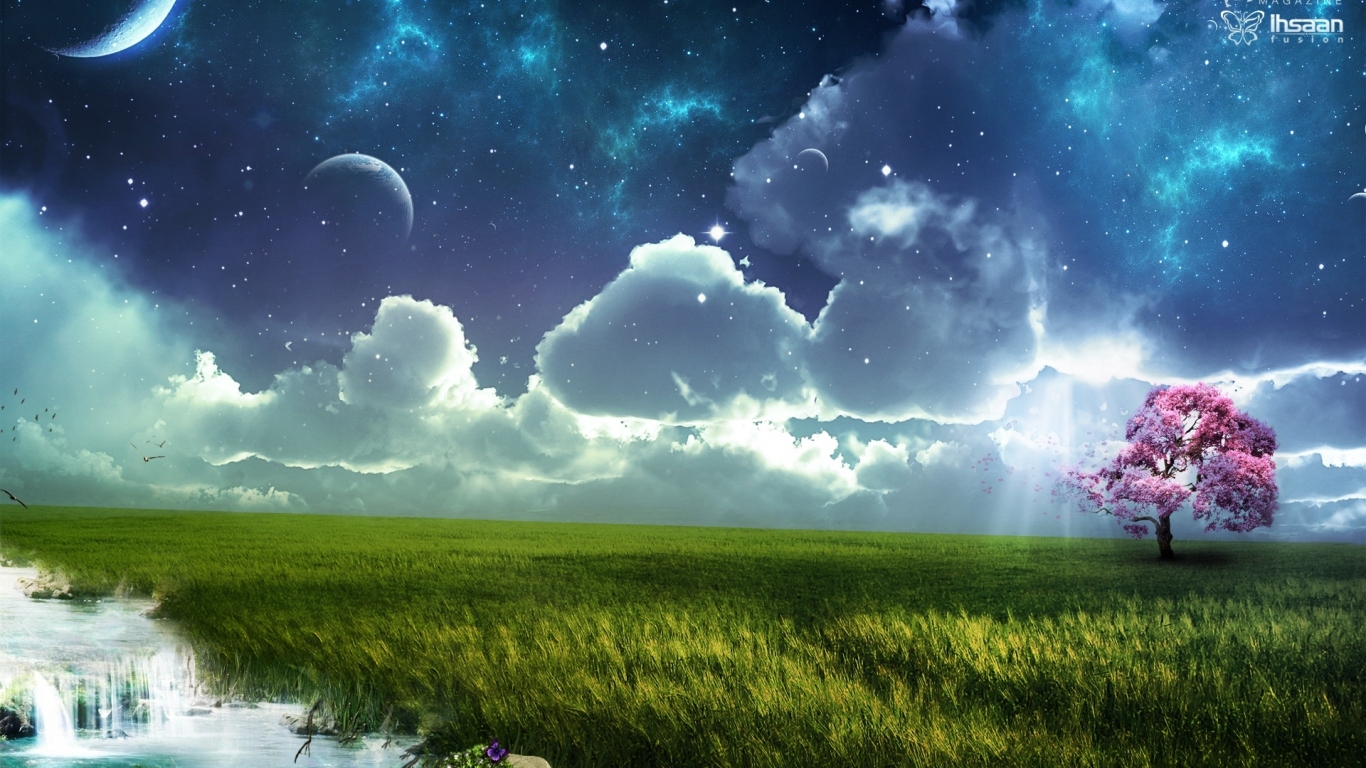 Весна в гламурном фотошопе