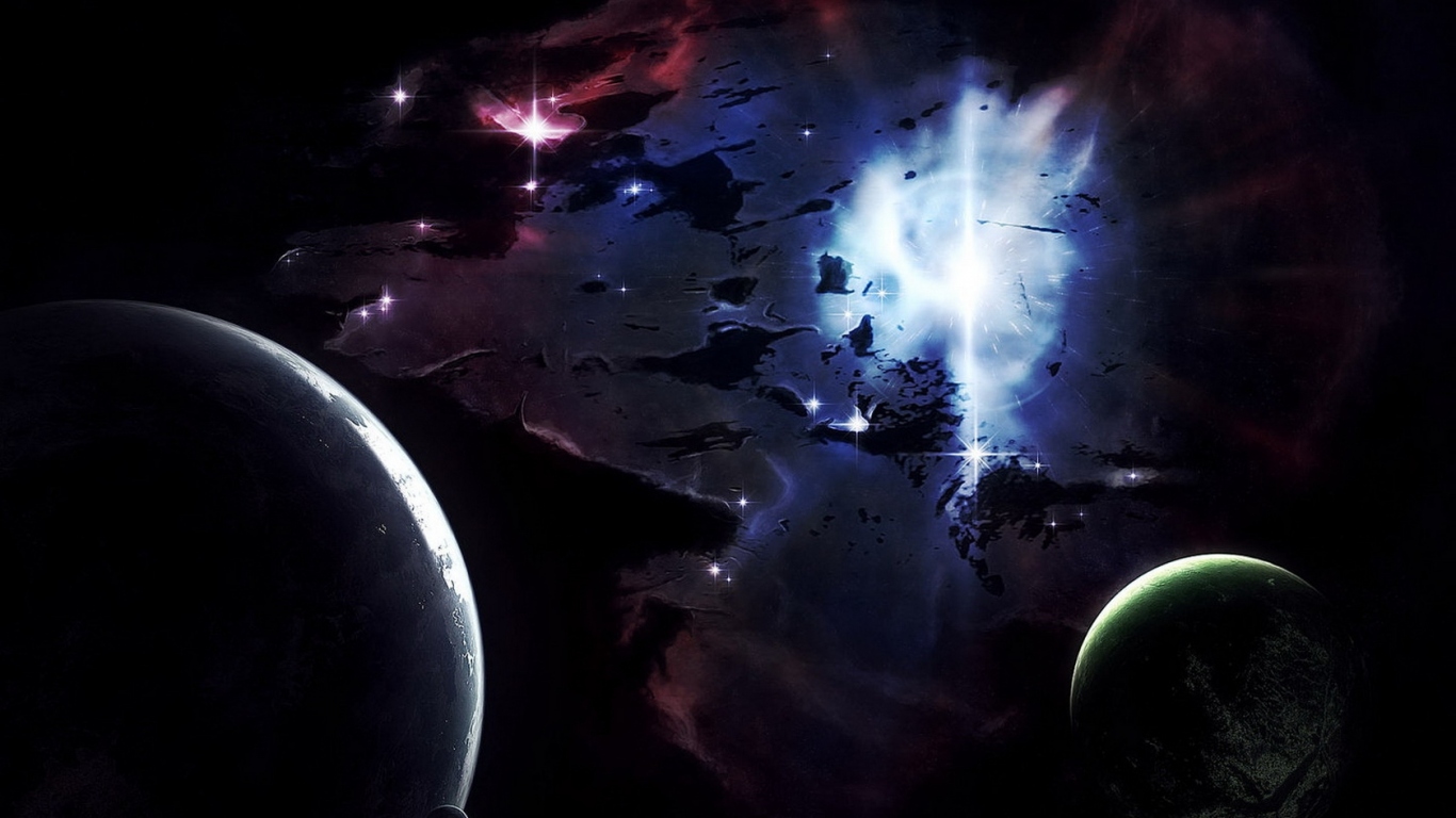 В космическом пространстве