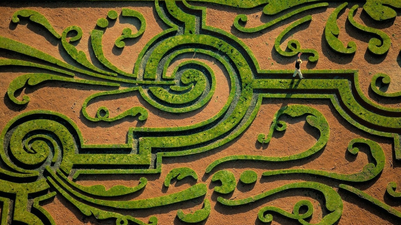 Сад недалеко от замка