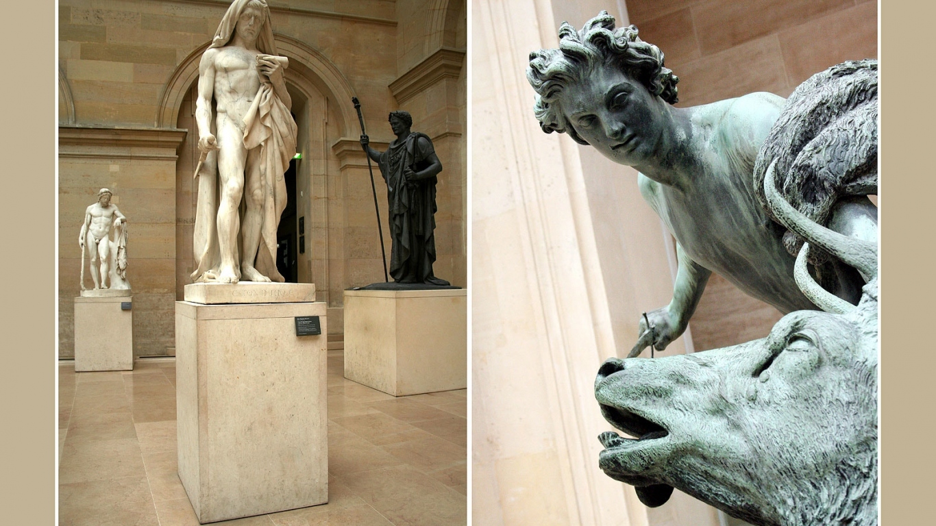 Статуи Лувр