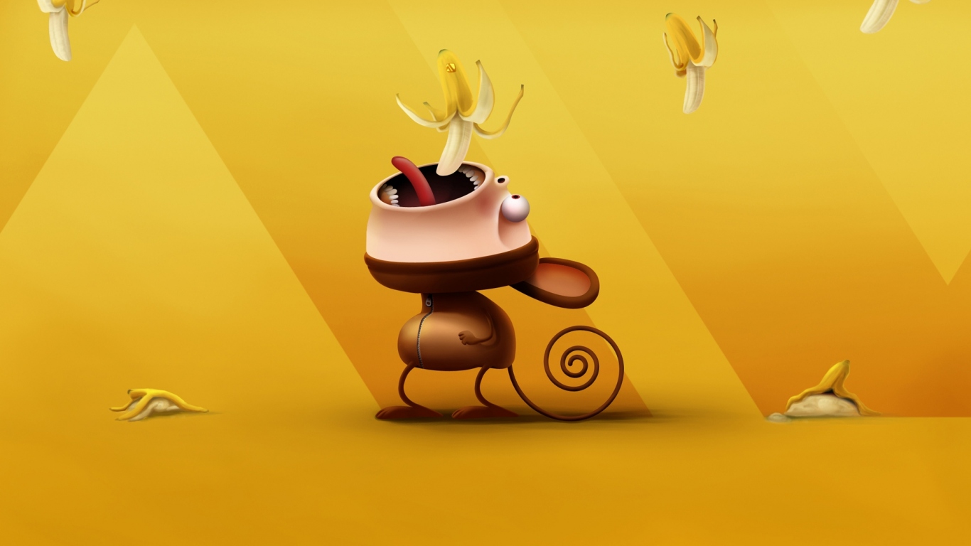 Обезьянка и бананы