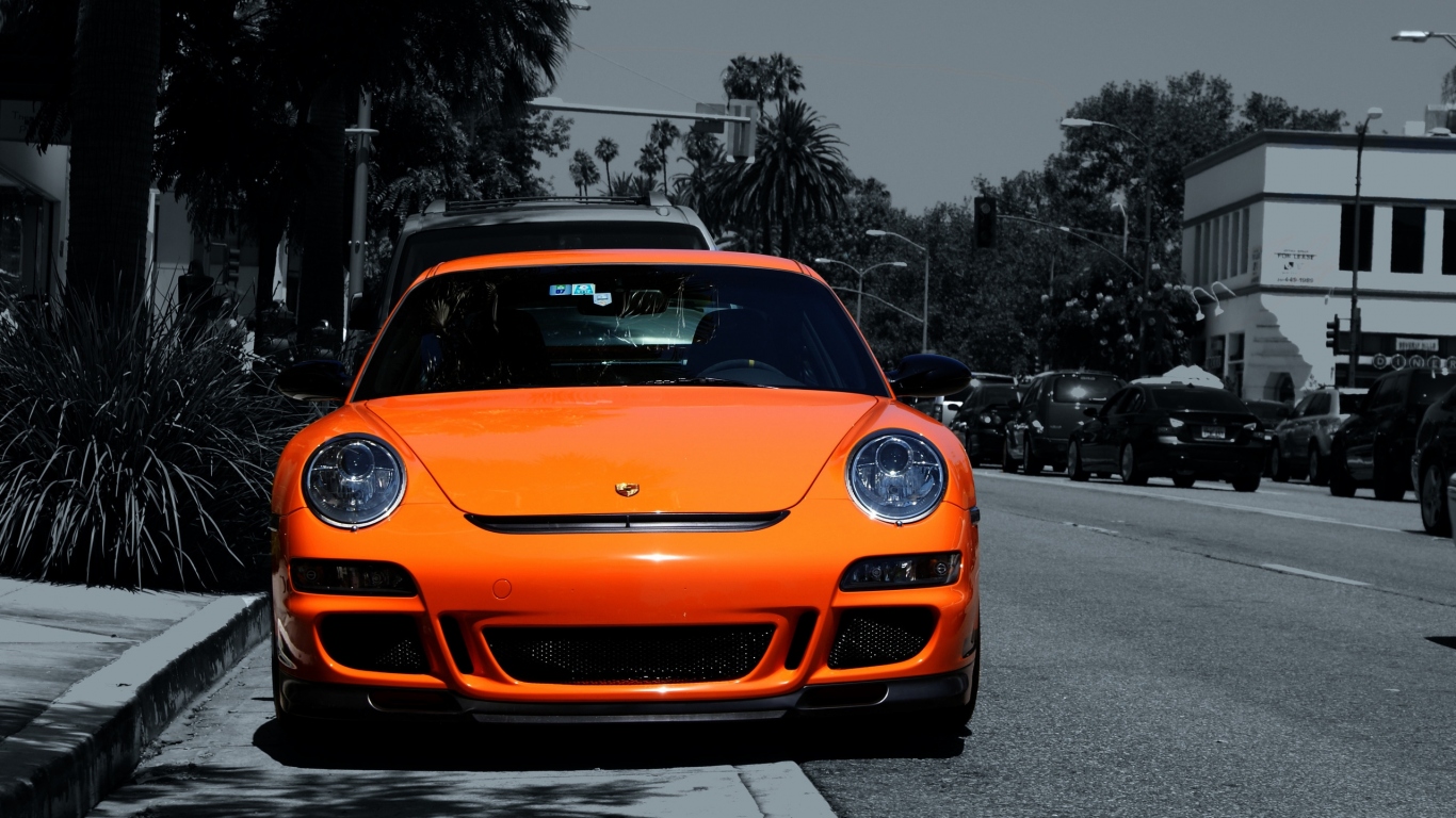 Porsche 911 Orange