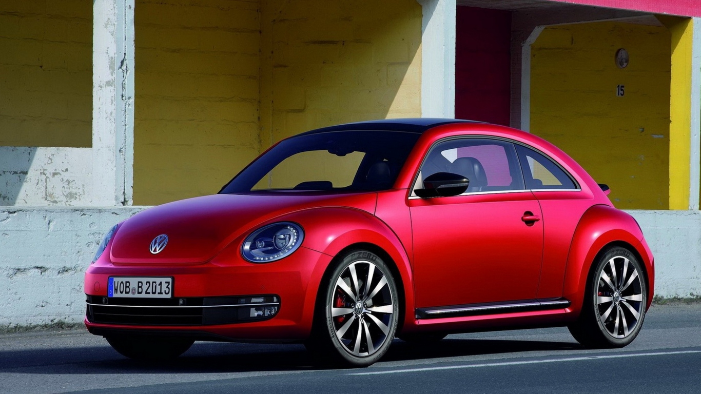 red Volkswagen-Beetle