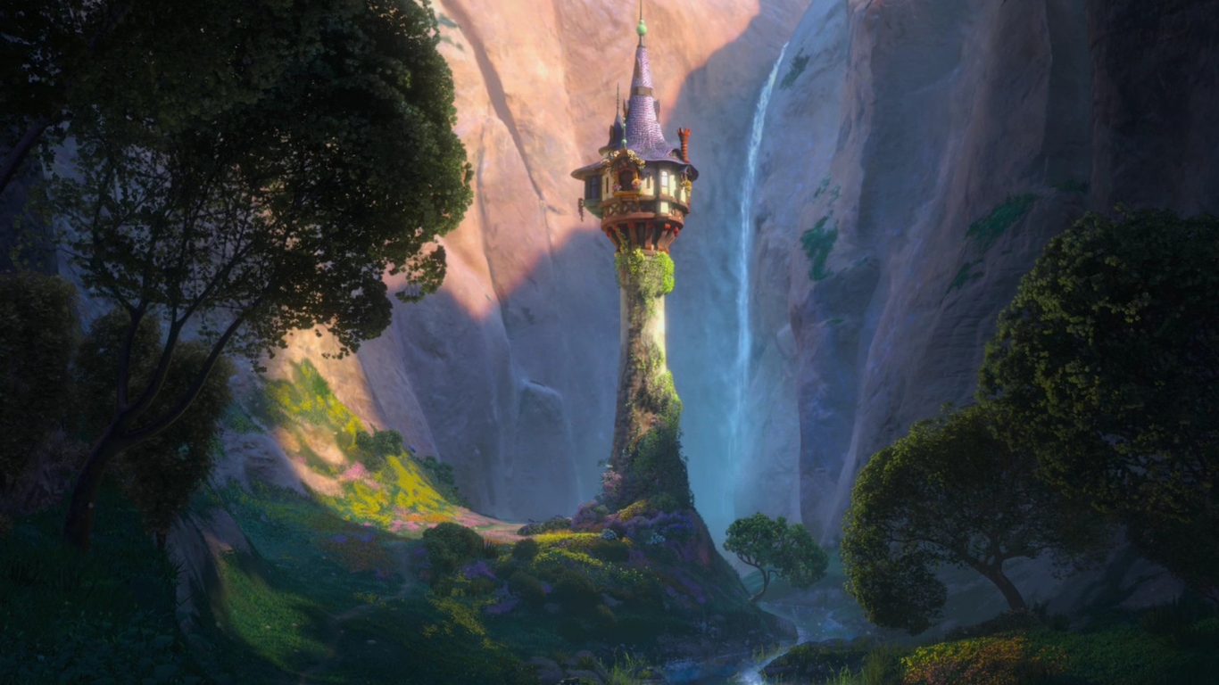 «Рапунцель: Запутанная история», Башня