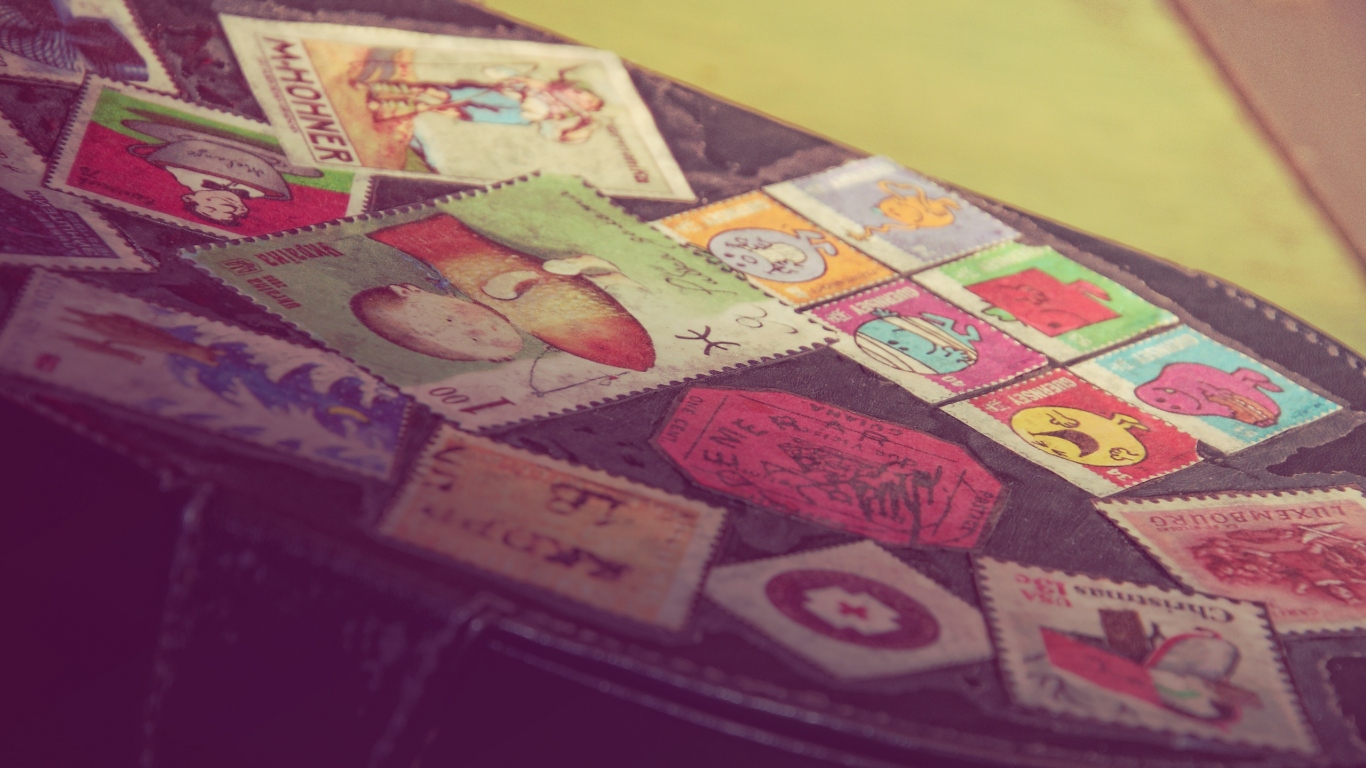 Сумка с марками