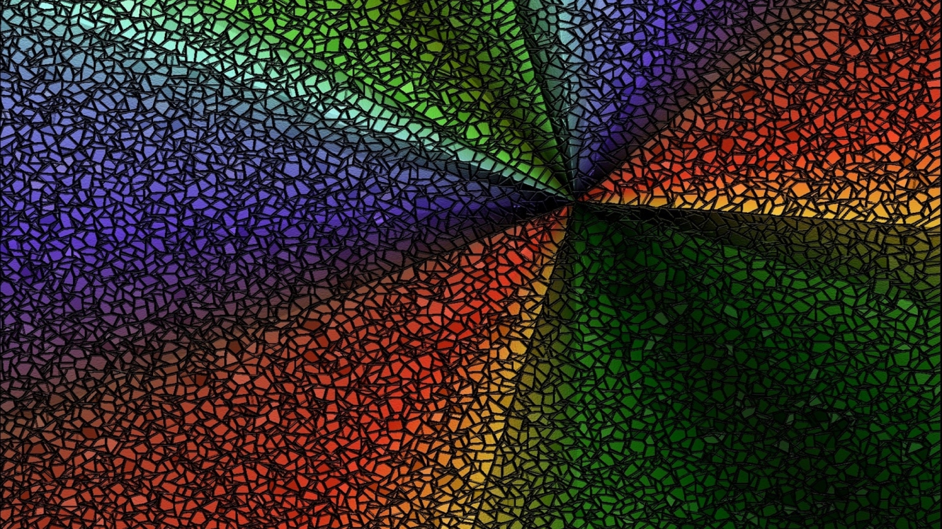 Радужная мозаика