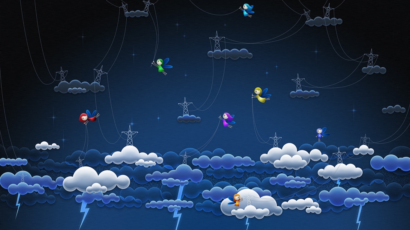 Ангелочки в облаках