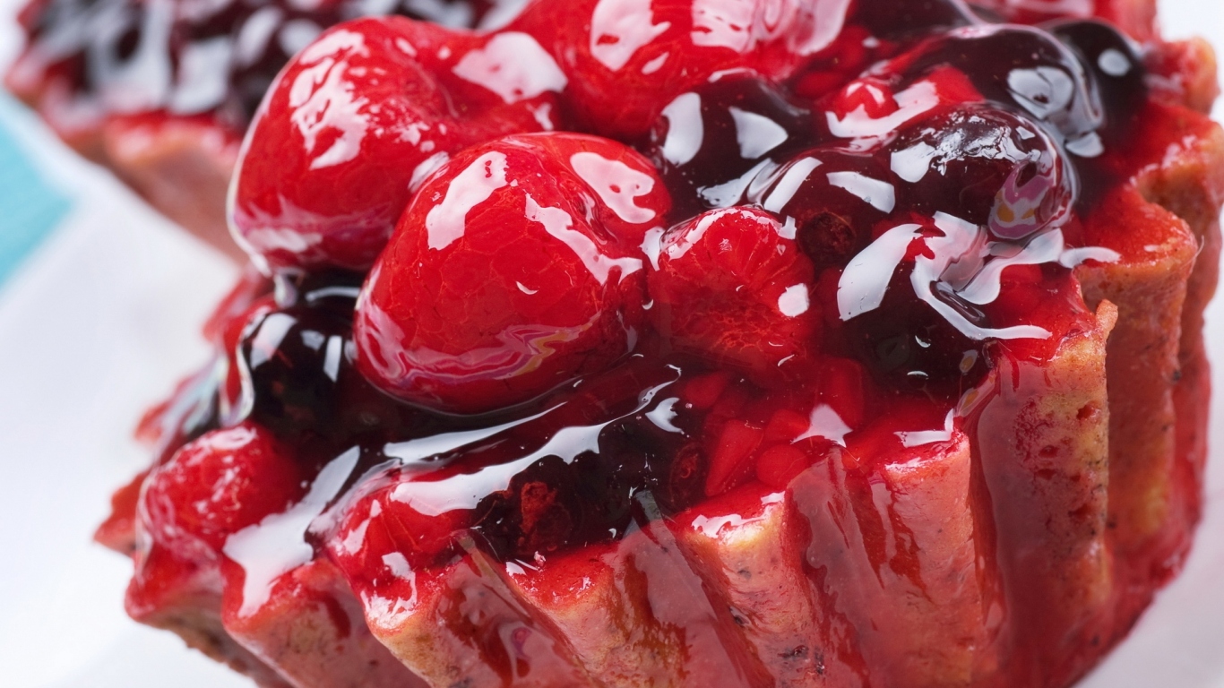 Фруктовое пирожное