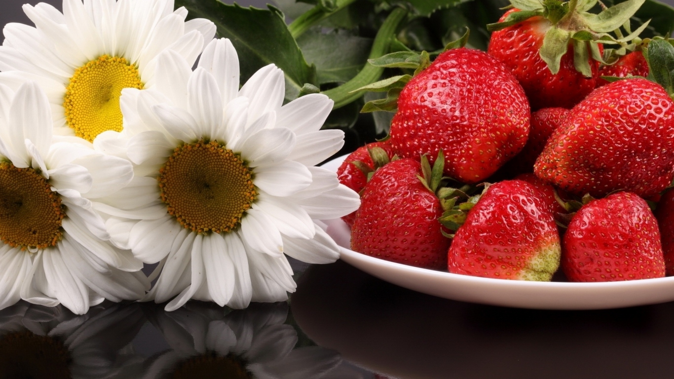 Виктория и цветы