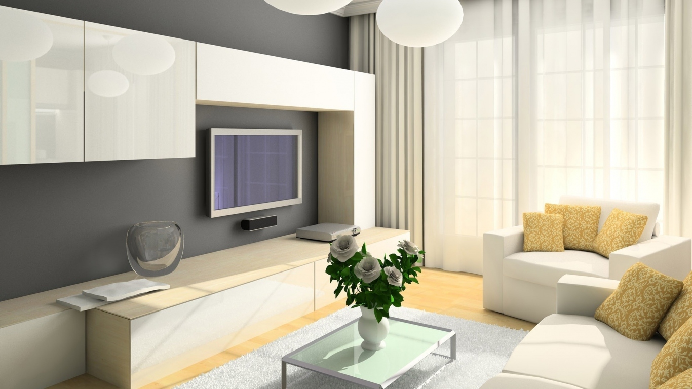 Светлая гостиная