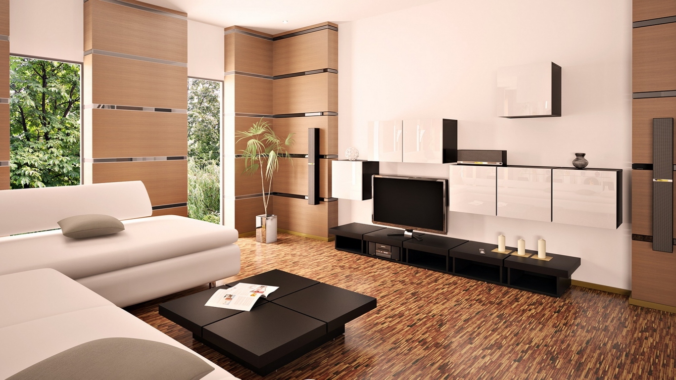 Гостиная в стиле модерн