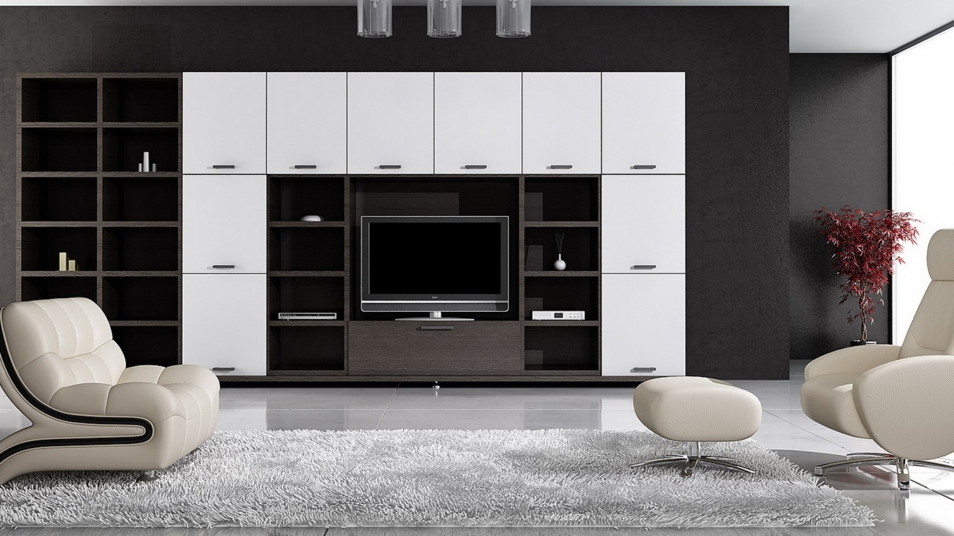 Просторная гостинная