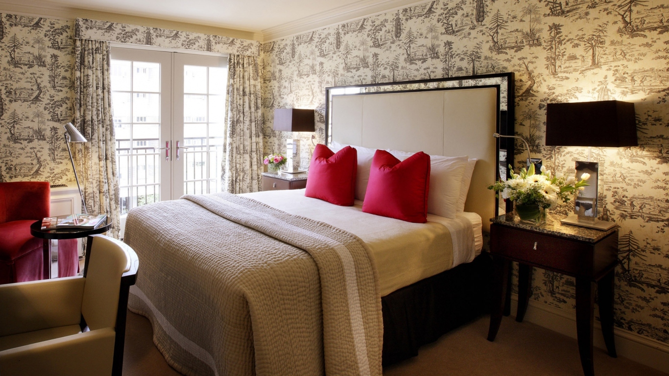 Стильная спальная комната