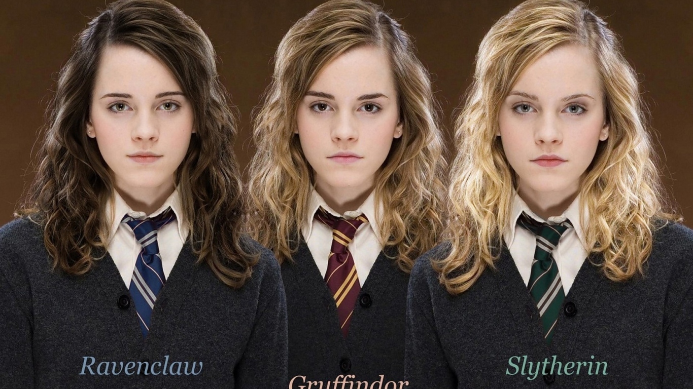 Гарри Поттер, девушки разных факультетов Хогвартс