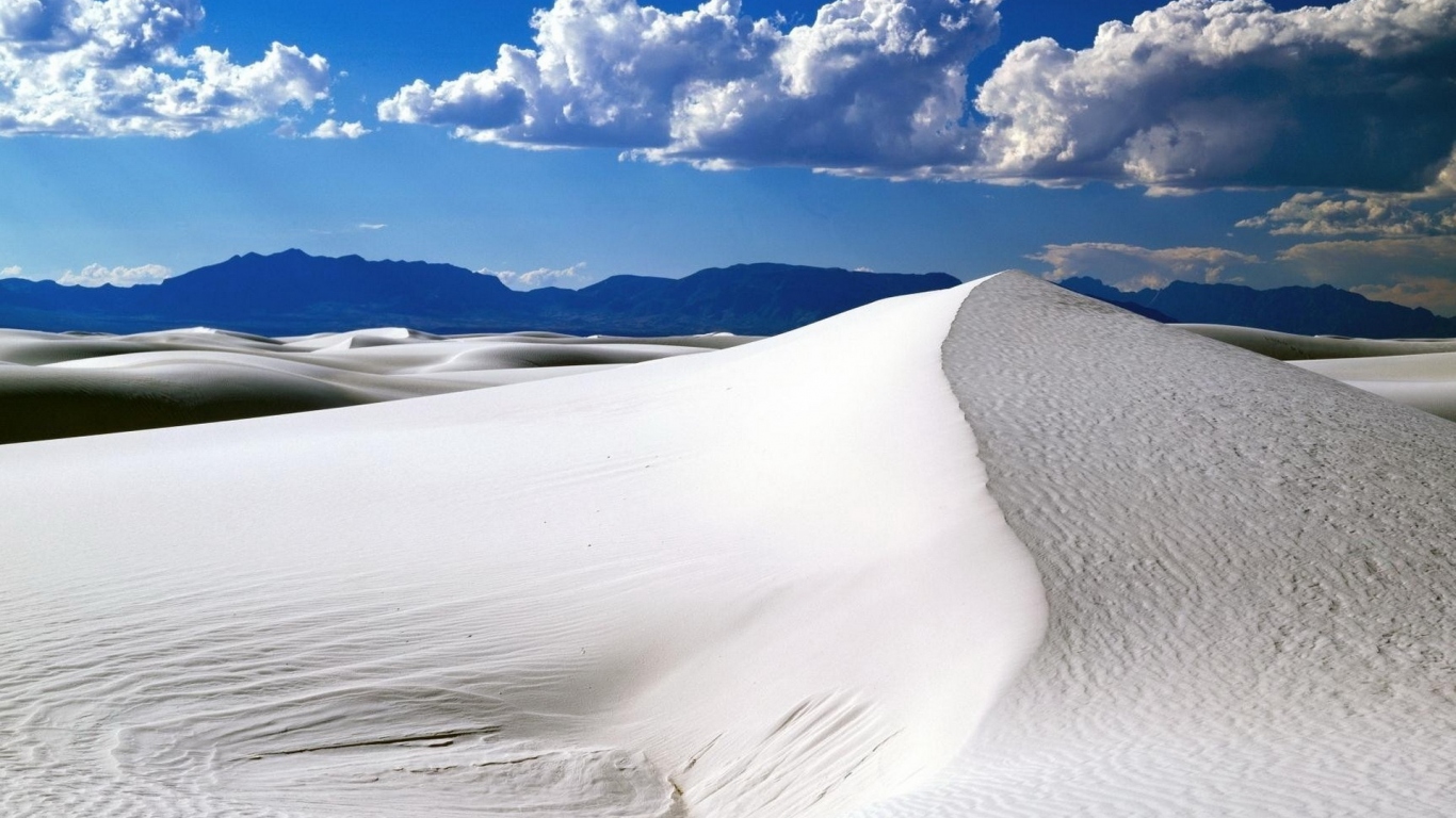 Белые пески пустыни
