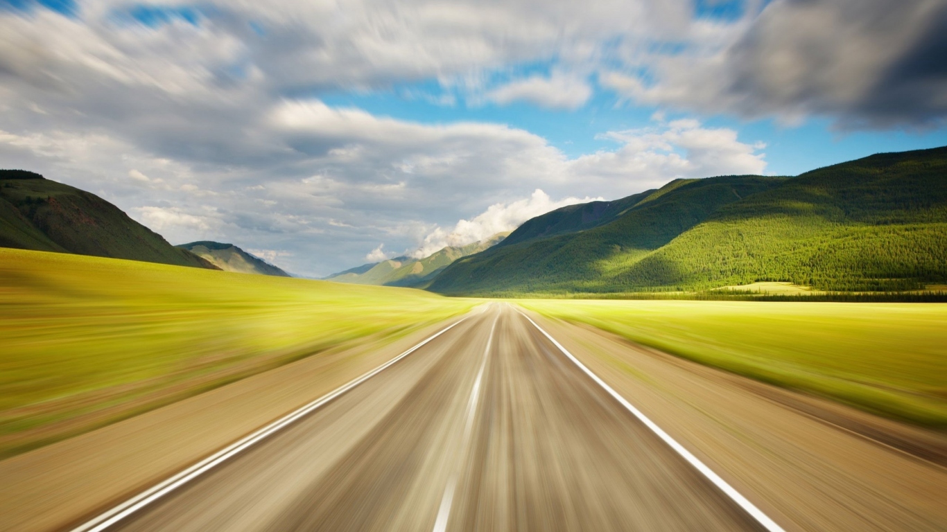 Дорога на скорости