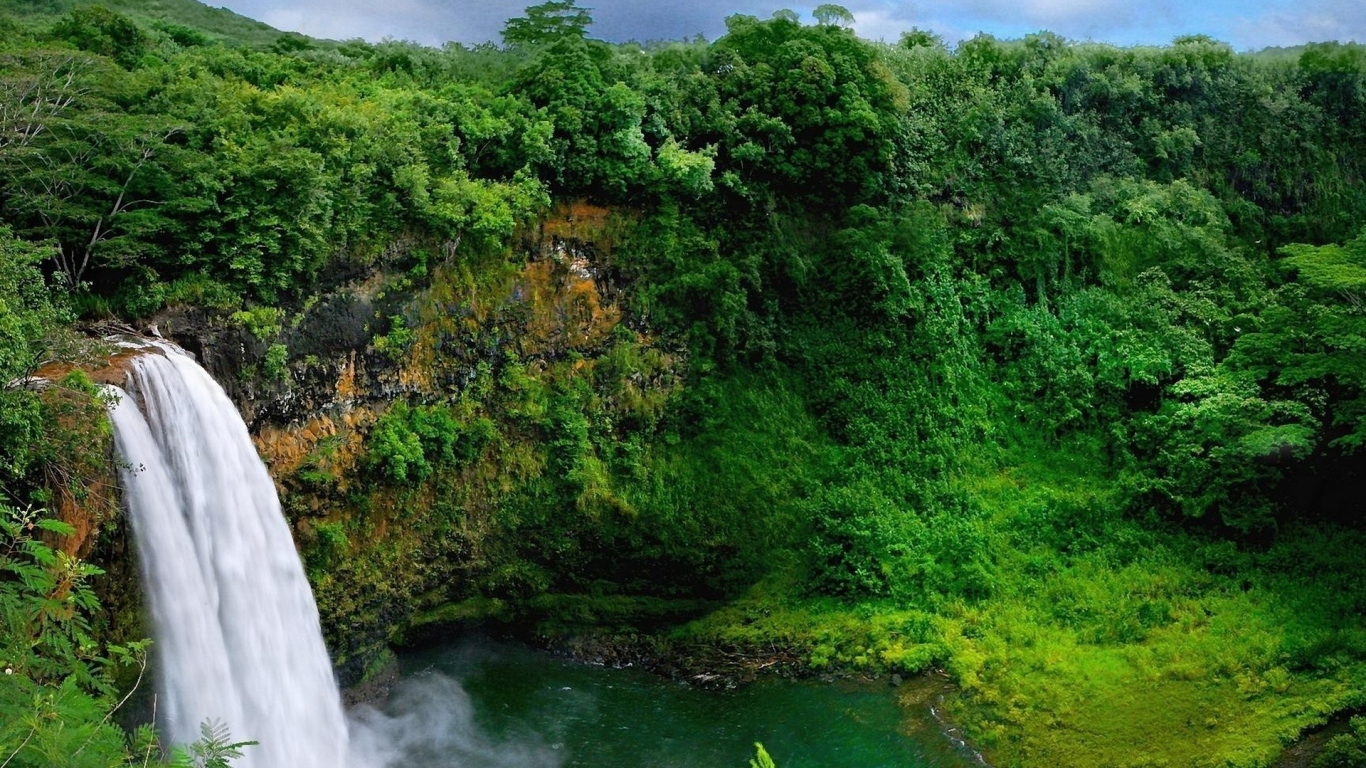 Водопад на речке