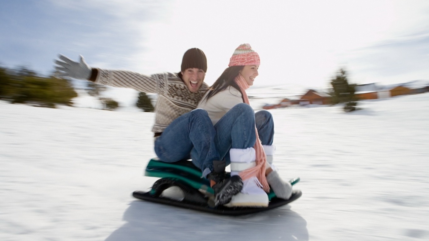 Катание на санках