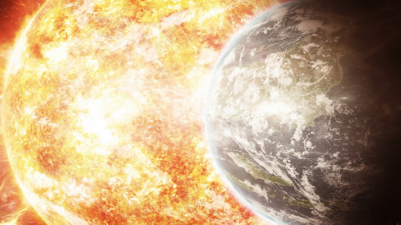 Меркурий и Солнце